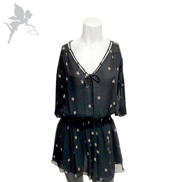 MM Couture Tops - MM COUTURE Silk Star tunic